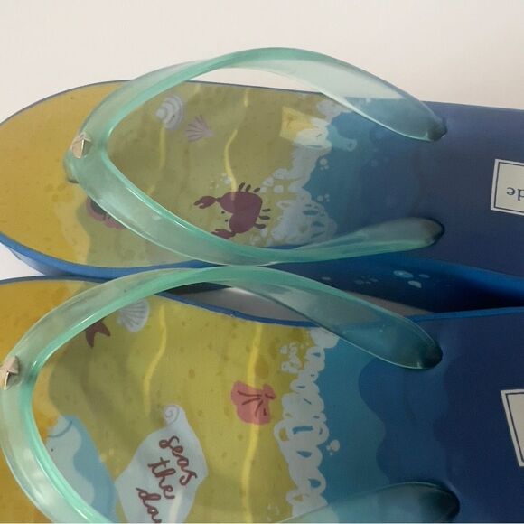 Kate Spade New York Womens Rio Beach Scene Platform Flip-Flop Sandals - Picture 5 of 8